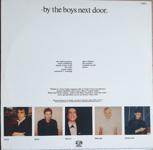 The Boys Next Door - Door, Door | Mushroom (L 36931) - 2 The Boys Next Door - Door, Door | Mushroom (L 36931) - 2