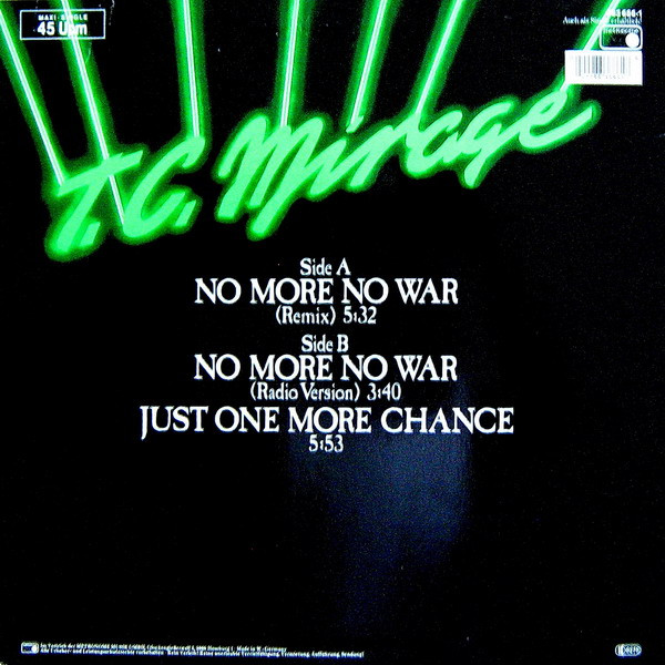 Mirage - No More No War (Remix) | Metronome (883 686-1) - 2