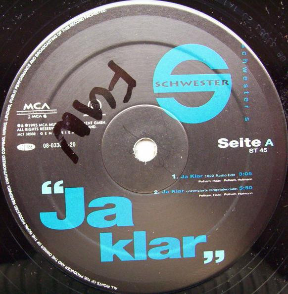 Schwester S Featuring Rödelheim Hartreim Projekt - Ja Klar | MCA Records (MCT 32332) - 3 Schwester S Featuring Rödelheim Hartreim Projekt - Ja Klar | MCA Records (MCT 32332) - 3