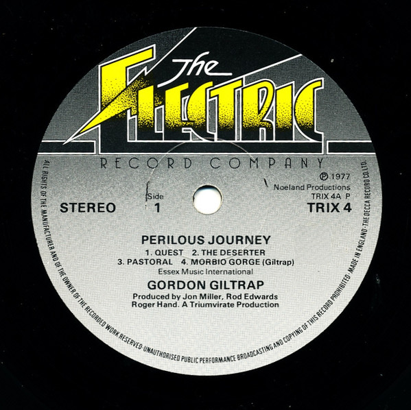 Gordon Giltrap - Perilous Journey | The Electric Record Company (TRIX 4) - 5 Gordon Giltrap - Perilous Journey | The Electric Record Company (TRIX 4) - 5