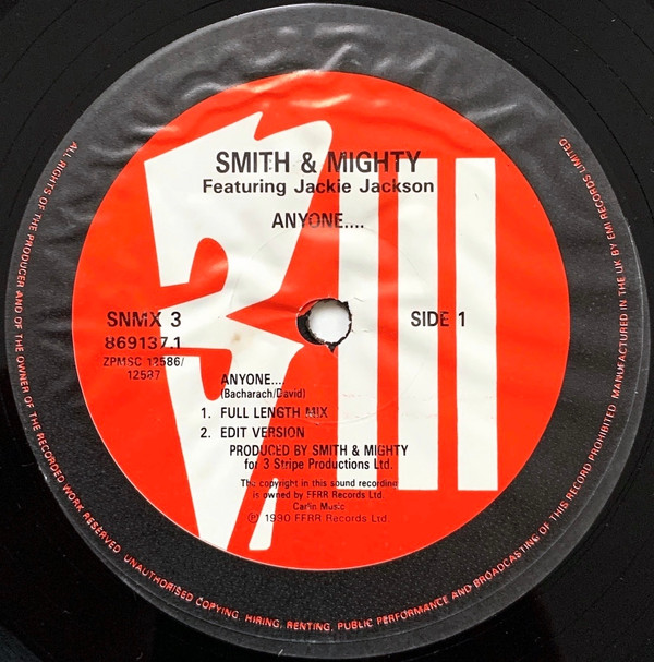 Smith & Mighty - Anyone... | Three Stripe Records (SNMX 3) - 3 Smith & Mighty - Anyone... | Three Stripe Records (SNMX 3) - 3