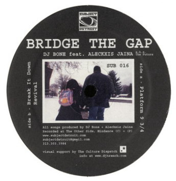 DJ Bone - Bridge The Gap | Subject Detroit (SUB 016) - main