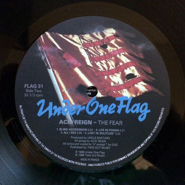 Acid Reign - The Fear | Under One Flag (FLAG 31) - 6