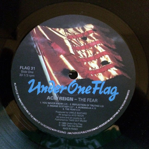 Acid Reign - The Fear | Under One Flag (FLAG 31) - 5