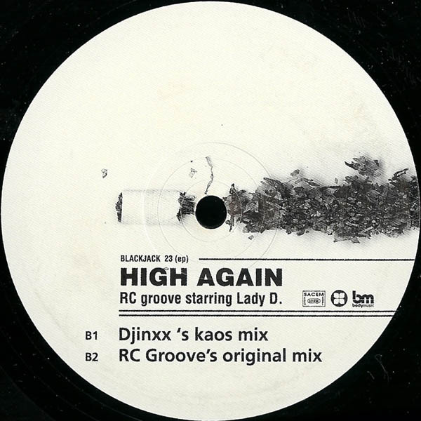 RC Groove Starring Lady D - High Again | Black Jack (BLACKJACK 023) - 4 RC Groove Starring Lady D - High Again | Black Jack (BLACKJACK 023) - 4