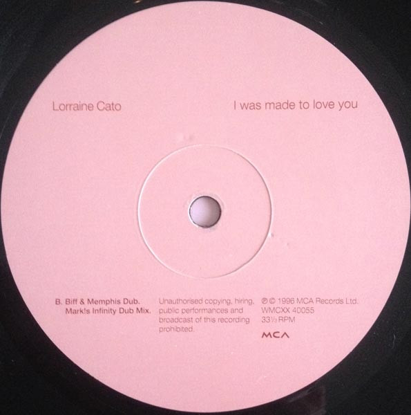 Lorraine Cato - I Was Made To Love You | MCA Records (WMCXX 40055) - 4 Lorraine Cato - I Was Made To Love You | MCA Records (WMCXX 40055) - 4