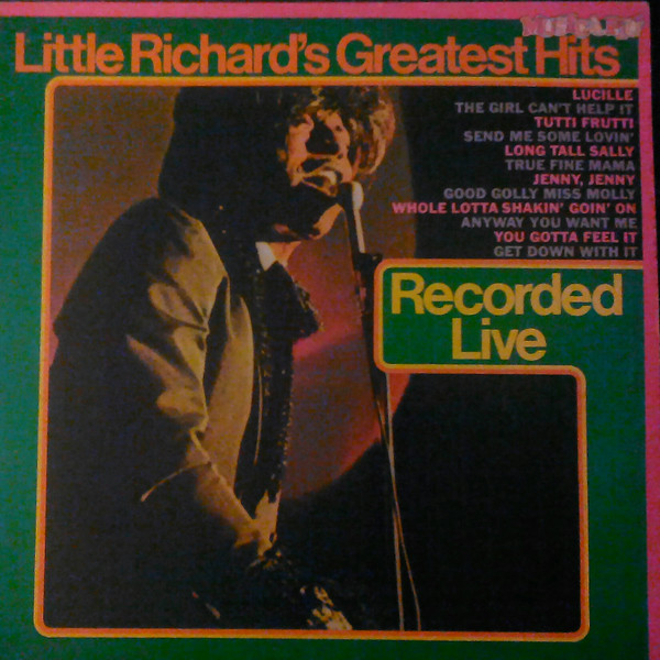 Little Richard - Little Richard's Greatest Hits Recorded Live | CBS (EMB 31065) - main