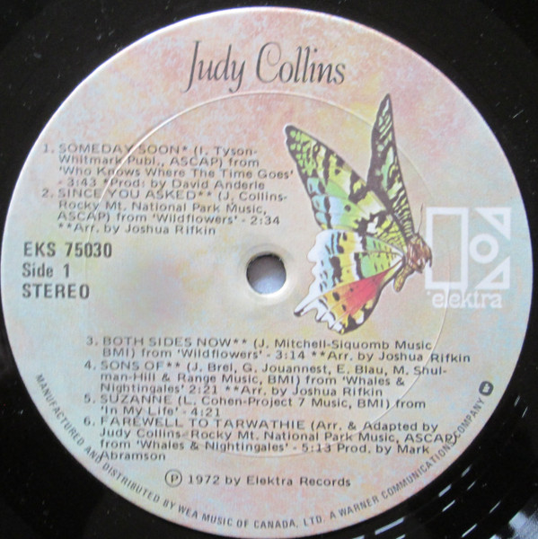 Judy Collins - Colors Of The Day - The Best Of Judy Collins | Elektra (EKS 75030) - 3 Judy Collins - Colors Of The Day - The Best Of Judy Collins | Elektra (EKS 75030) - 3