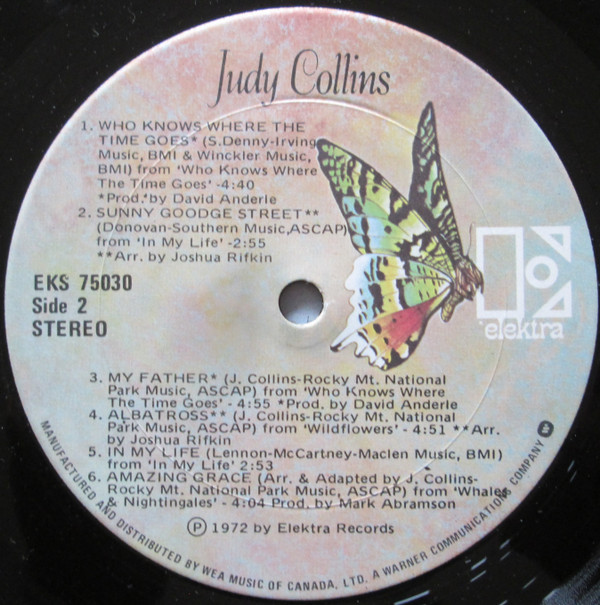 Judy Collins - Colors Of The Day - The Best Of Judy Collins | Elektra (EKS 75030) - 4 Judy Collins - Colors Of The Day - The Best Of Judy Collins | Elektra (EKS 75030) - 4