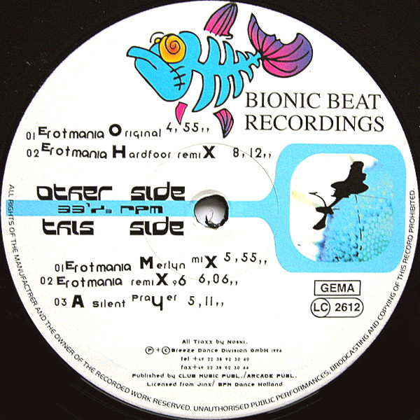 Katana - Erotmania | Bionic Beat Recordings (BIO 004) - 4 Katana - Erotmania | Bionic Beat Recordings (BIO 004) - 4