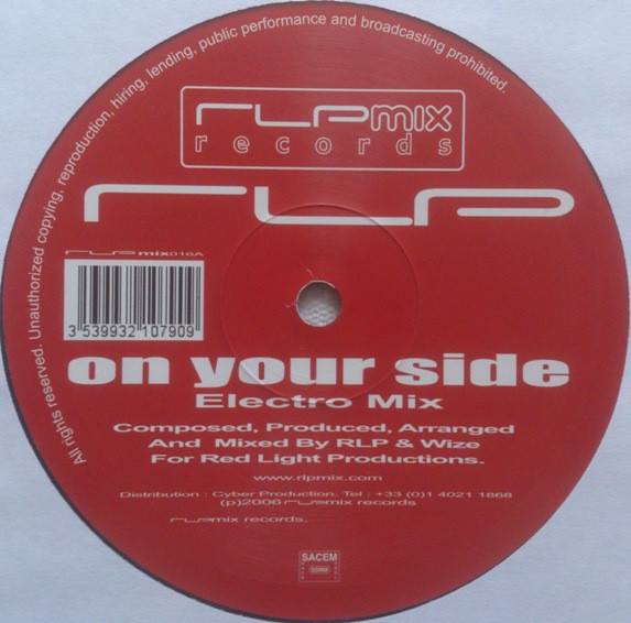 RLP - On Your Side | RLPMix Records (RLPMIX 016) - main