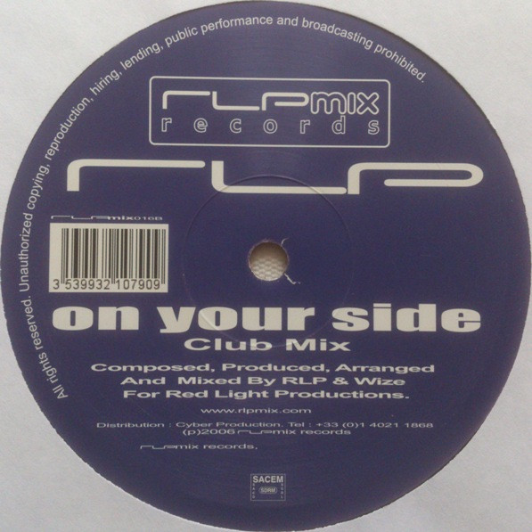 RLP - On Your Side | RLPMix Records (RLPMIX 016) - 2