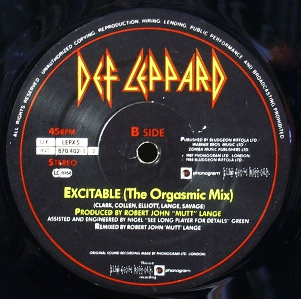 Def Leppard - Love Bites | Bludgeon Riffola (LEPX 5) - 4