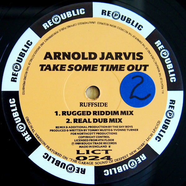 Arnold Jarvis - Take Some Time Out | Republic Records (LICT 024) - 4 Arnold Jarvis - Take Some Time Out | Republic Records (LICT 024) - 4