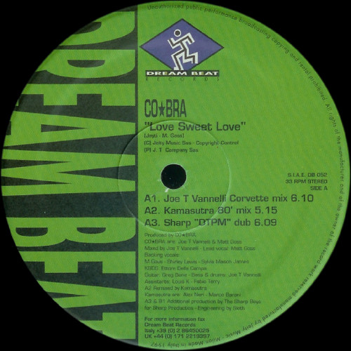 CO*BRA - Love Sweet Love | Dream Beat (DB 052) - 3