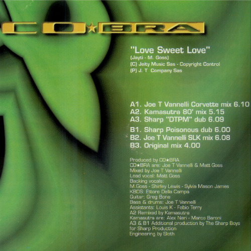 CO*BRA - Love Sweet Love | Dream Beat (DB 052) - 2