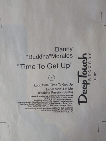 Danny "Buddha" Morales - Time To Get Up | Deep Touch Records (DT 101) - 2
