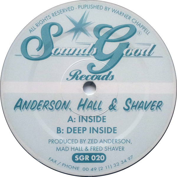 Anderson, Hall & Shaver - Inside | Sounds Good Records (SGR 020)