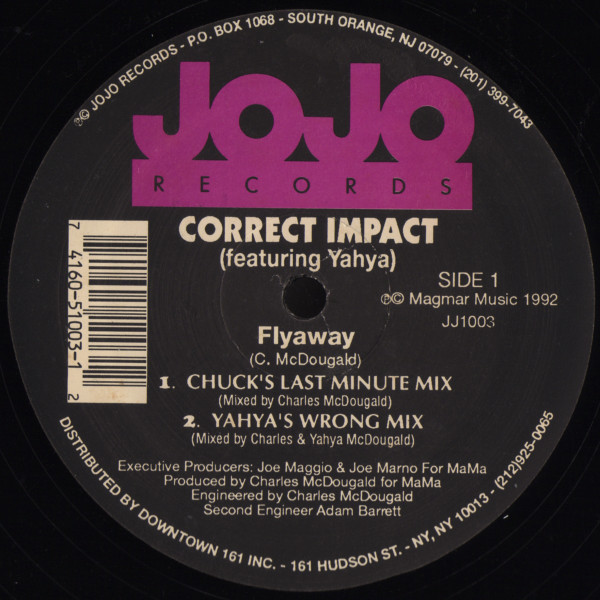 Correct Impact Featuring Yahya - Flyaway | JoJo Records (JJ1003) - main Correct Impact Featuring Yahya - Flyaway | JoJo Records (JJ1003) - main
