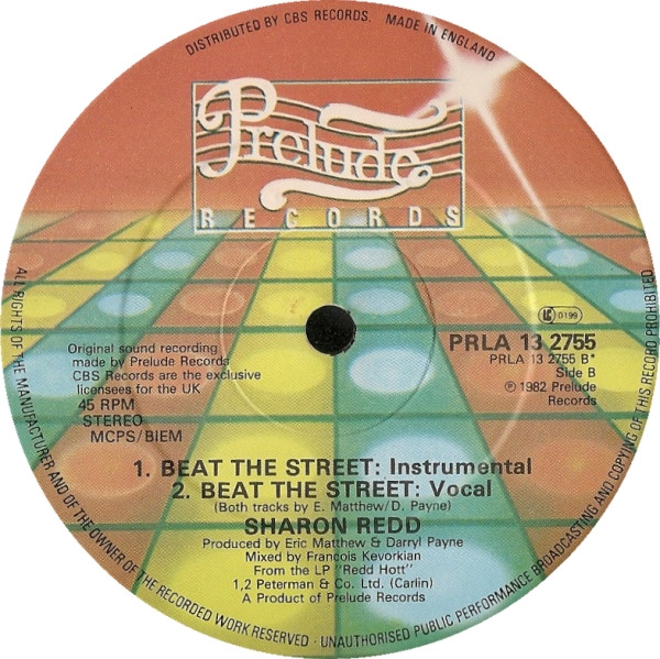 Sharon Redd - Never Give You Up / Beat The Street | Prelude Records (PRLA 13 2755) - 2