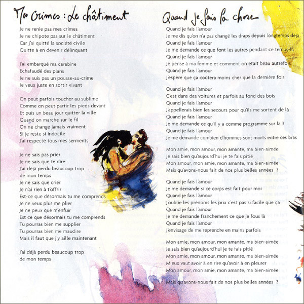 Miossec - L'Étreinte | [PIAS] Recordings (PIASB 211 CDX) - 12