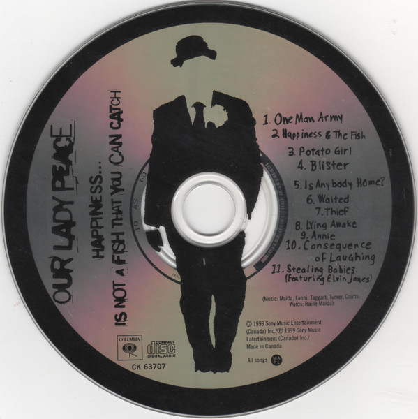 Our Lady Peace - Happiness... Is Not A Fish That You Can Catch | Columbia (CK 63707) - 3