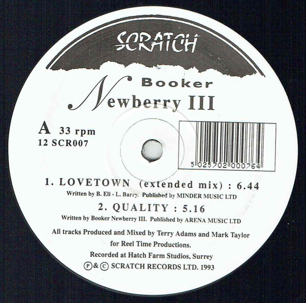 Booker Newberry III - Lovetown (Extended Mix) | Scratch Records (12 SCR007) - main Booker Newberry III - Lovetown (Extended Mix) | Scratch Records (12 SCR007) - main