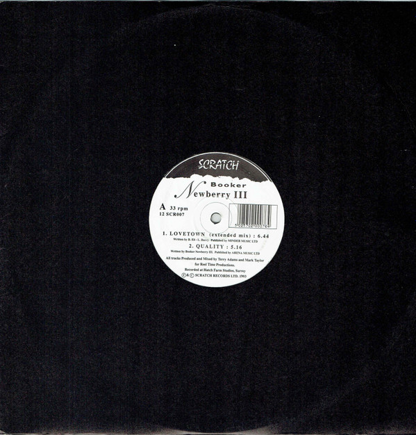 Booker Newberry III - Lovetown (Extended Mix) | Scratch Records (12 SCR007) - 3 Booker Newberry III - Lovetown (Extended Mix) | Scratch Records (12 SCR007) - 3