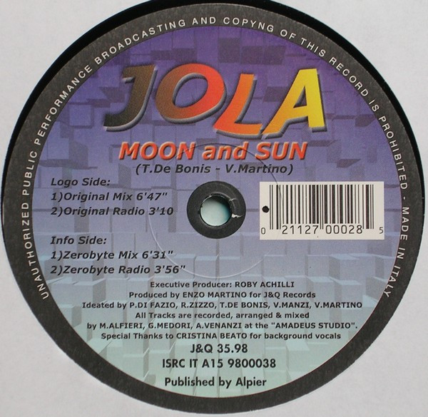 Jola - Moon And Sun | J & Q Records (J&Q 35.98)