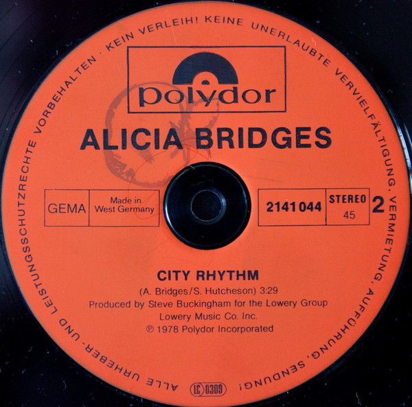 Alicia Bridges - I Love The Nightlife | Polydor (2141 044) - 3