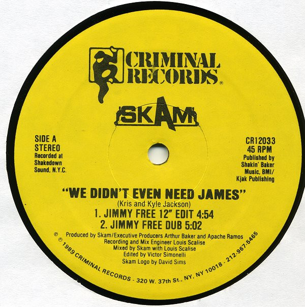 Skam - We Didn't Even Need James | Criminal Records (CR12033)