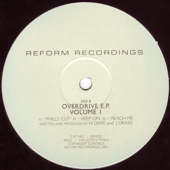 Overdrive - Overdrive E.P. Volume 1 | Reform Recordings (RFM003)
