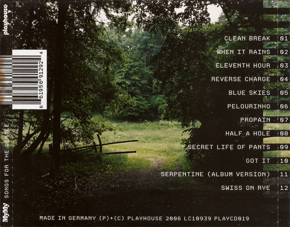 My My - Songs For The Gentle | Playhouse (PLAYCD019) - 2