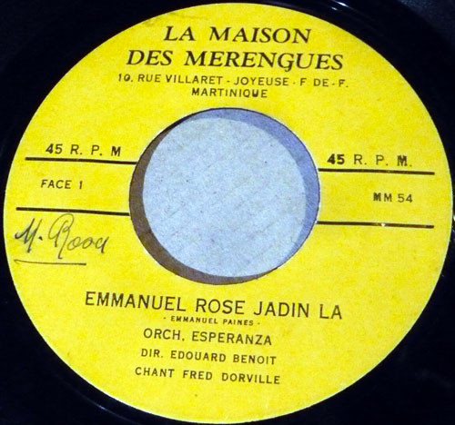 Emmanuel Rose Jadin La / Biguine Esperanza