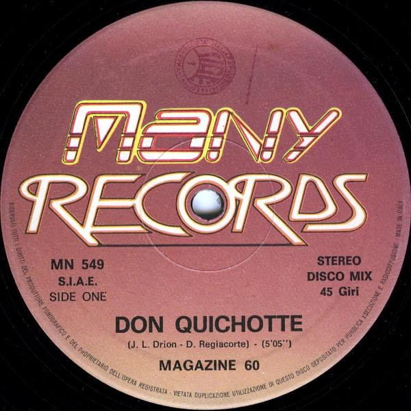 Magazine 60 - Don Quichotte | Many Records (MN 549) - 3