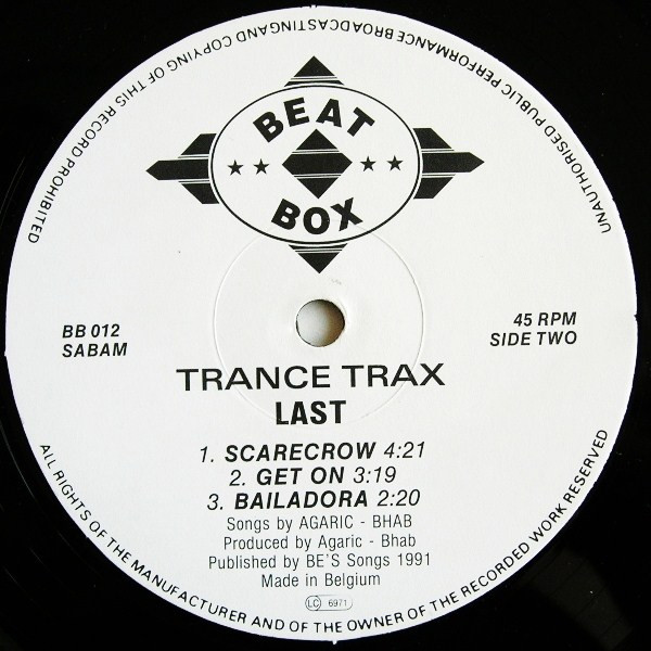 Trance Trax - Last | Beat Box (BB 012) - 4
