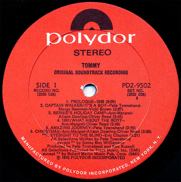 Tommy (Original Soundtrack Recording)
