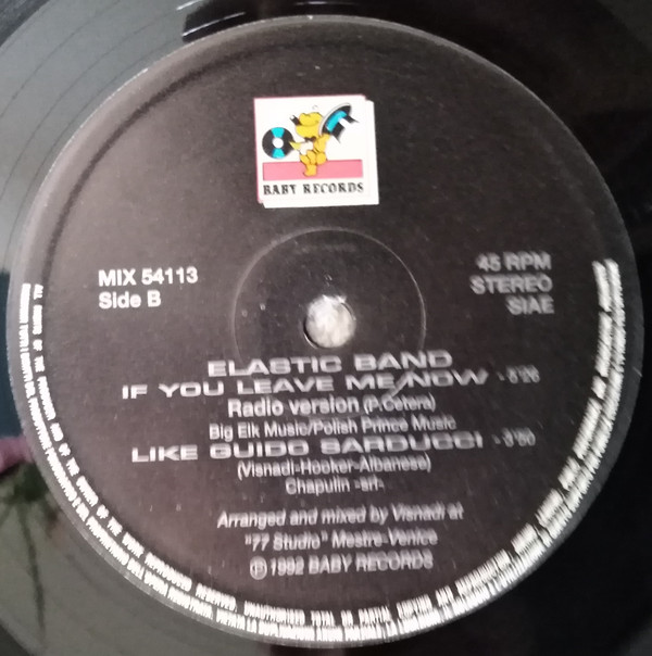 Elastic Band - If You Leave Me Now | Baby Records (MIX 54113) - 4