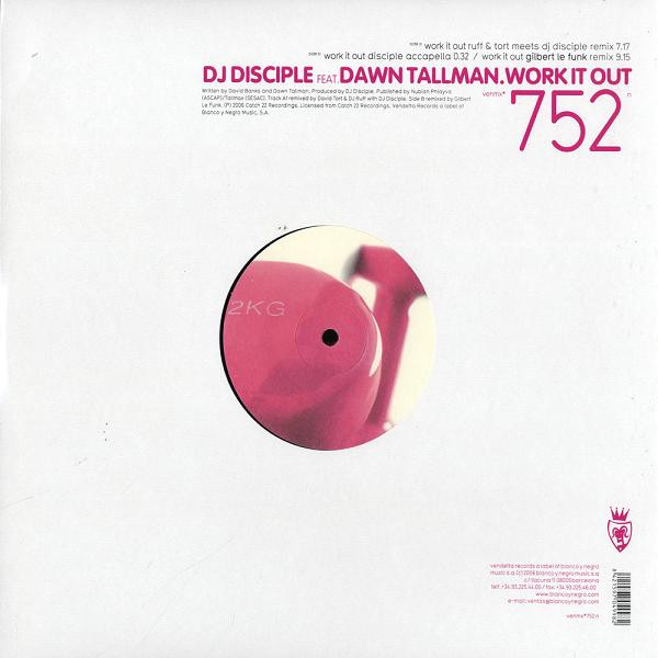 DJ Disciple Feat. Dawn Tallman - Work It Out | Vendetta Records (VENMX 752 (N))