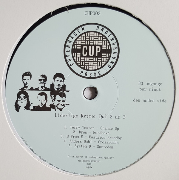 Various - Liderlige Rytmer Del 2 af 3 | Copenhagen Underground Posse (CUP003) - 3 Various - Liderlige Rytmer Del 2 af 3 | Copenhagen Underground Posse (CUP003) - 3