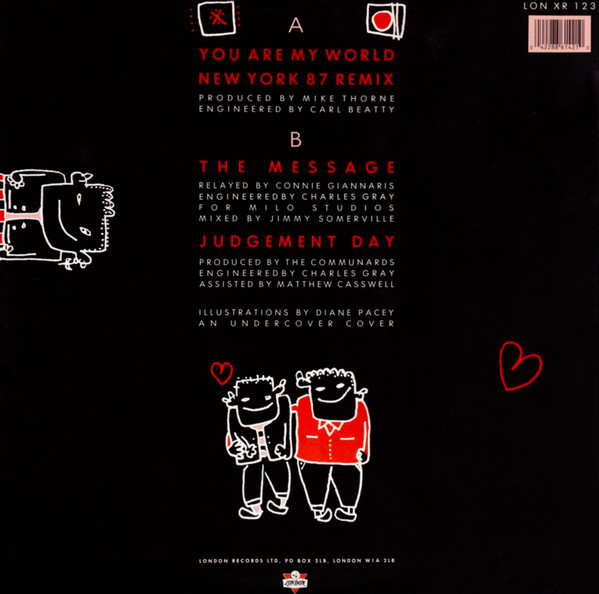 The Communards - You Are My World (New York 87 Remix) | London Records (LONXR 123) - 2