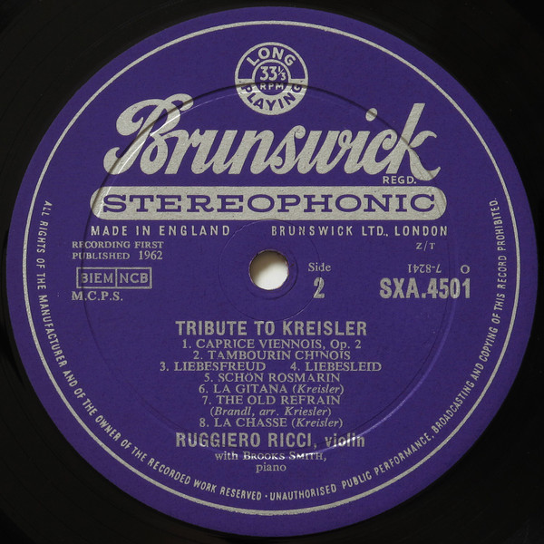 A Tribute To Kreisler