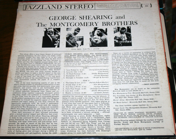 George Shearing And The Montgomery Brothers