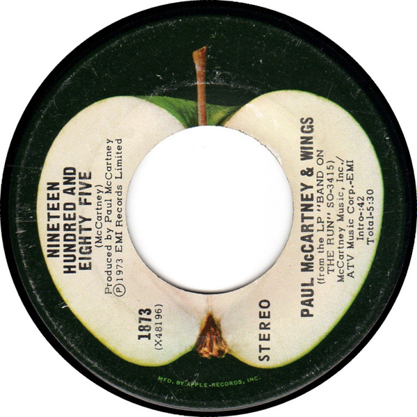 Paul McCartney & Wings - Band On The Run | Apple Records (1873) - 2 Paul McCartney & Wings - Band On The Run | Apple Records (1873) - 2