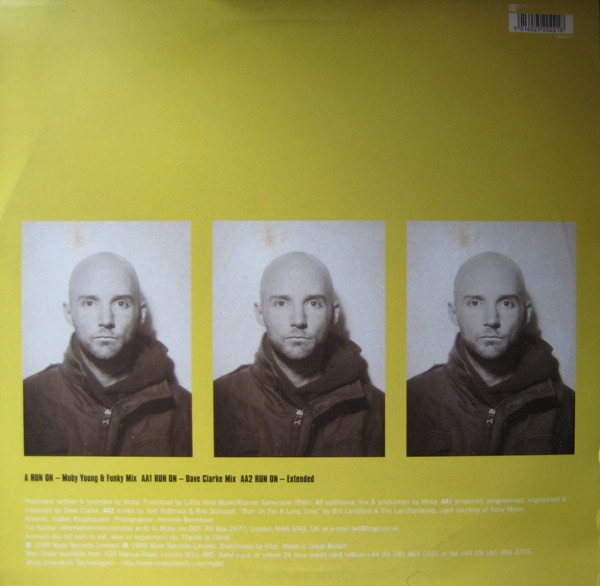 Moby - Run On | Mute (12Mute221) - 2