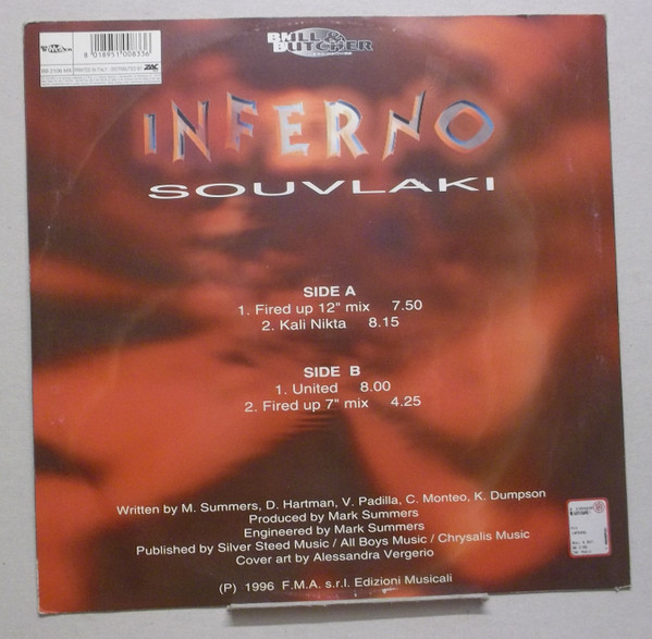 Souvlaki - Inferno | Bull & Butcher Recordings (BB 2106 MX) - 2