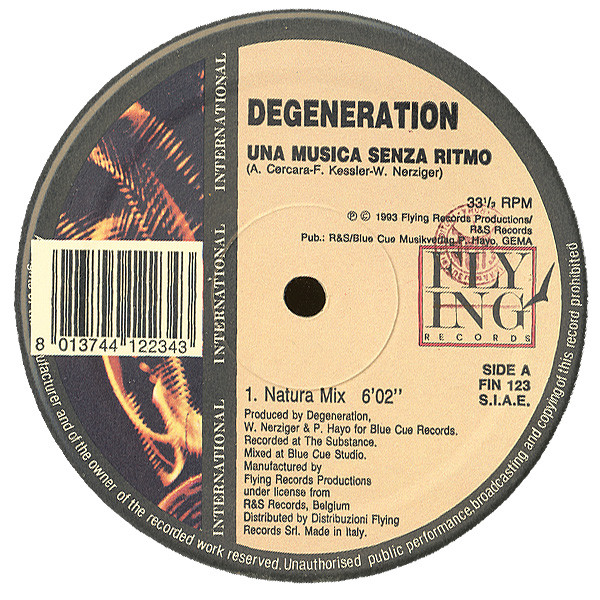 Degeneration - Una Musica Senza Ritmo | Flying International (FIN 123)