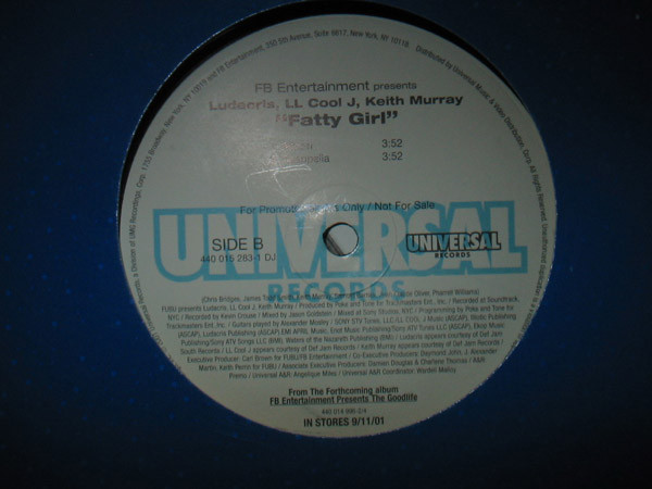 Ludacris , LL Cool J , Keith Murray - Fatty Girl | Universal Records (440 015 283-1) - 2