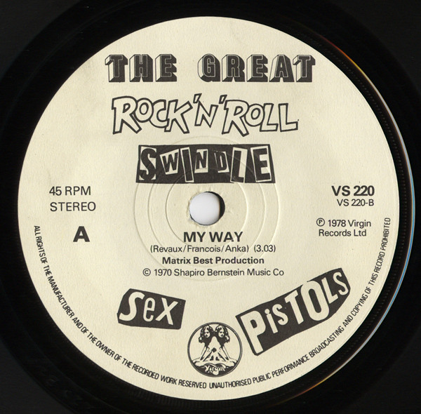 Sex Pistols - No One Is Innocent (A Punk Prayer By Ronald Biggs) / My Way | Virgin (VS 220) - 4