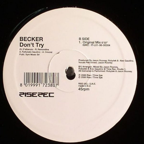 Becker - Don't Try | Rise (RISE-352) - 2